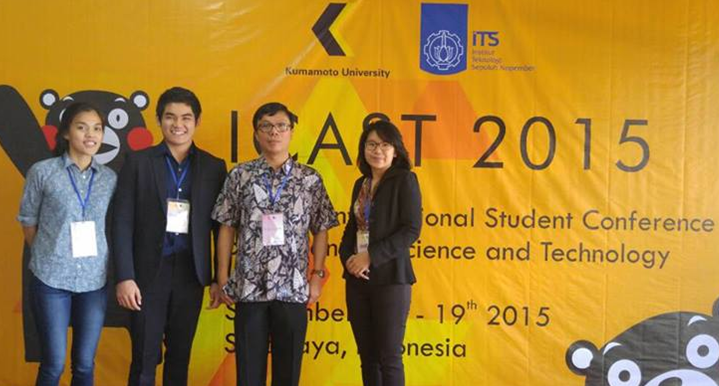 International Student Conference on Advance Science and Tehnology (ICAST 2015) 17-18 September 2015 (Kumamoto University, Japan and ITS)