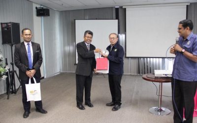 Prof. Paulus Pramono Rahardjo Diundang Dalam Rangka Knowledge Sharing Dengan Memberikan Kuliah Umum Pada Cawangan Kejuruteraan Geoteknik IPJKR Malaysia